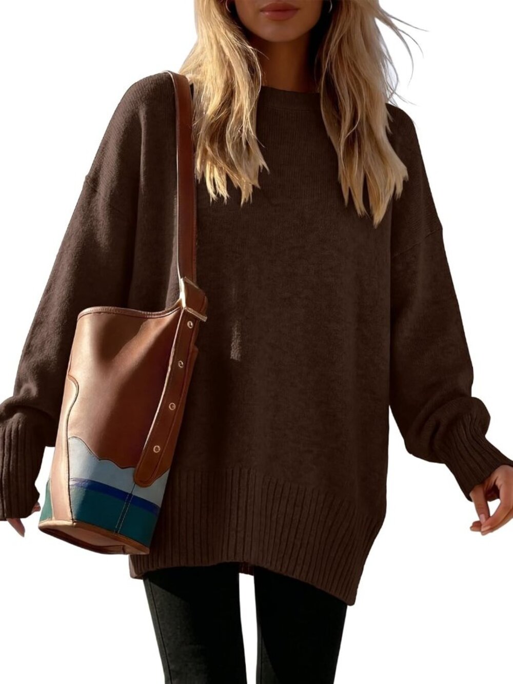 Cozy Oversized Batwing Sweater for Women | Fall Fashion Essential